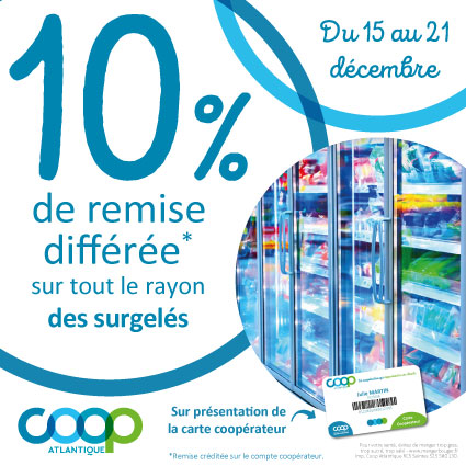 Offre coopérateurs décembre 2025 - Surgelés