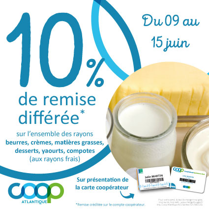 Offre coopérateurs juin 2025 - Beurre