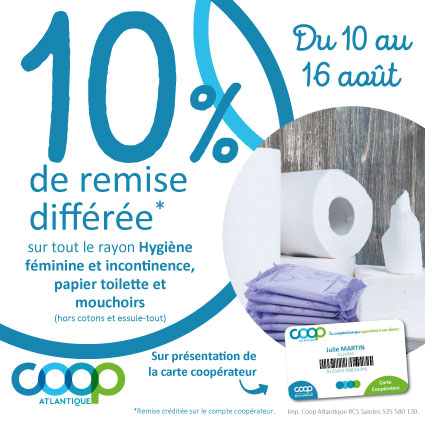 Offre coopérateurs août 2026 - hygiène