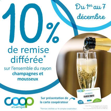 Offre cooperateurs décembre 2025 - champagne