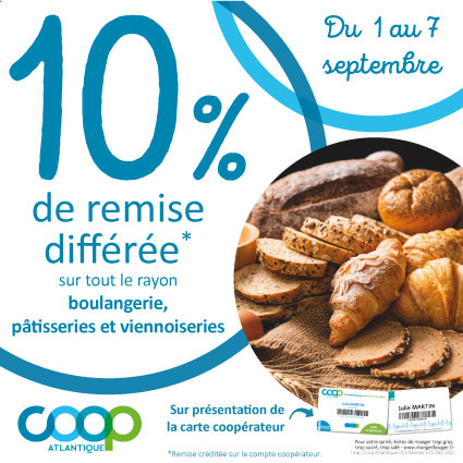 Offre cooperateurs septembre 2025 - Boulangerie