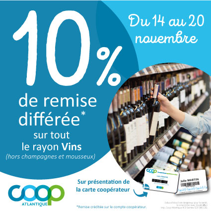 Offre coopérateurs novembre 2022 - vins
