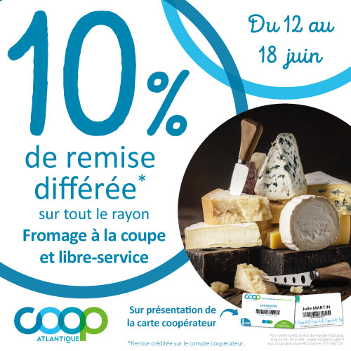 Offre coopérateurs juin 2023 - Fromages