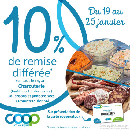Offres coopérateurs janvier 2026 - Charcuterie Traiteur
