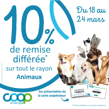 Offre coopérateurs mars 2024 - animaux