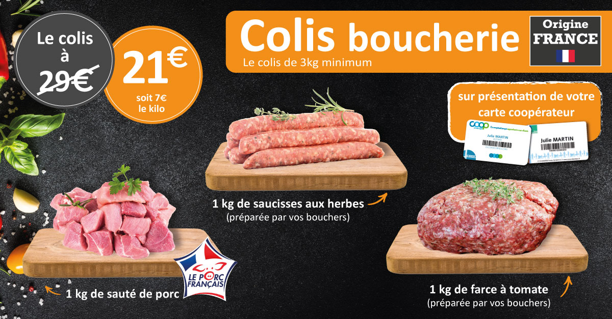 Colis boucherie de septembre 2022 c'est la rentrée à prix — free download