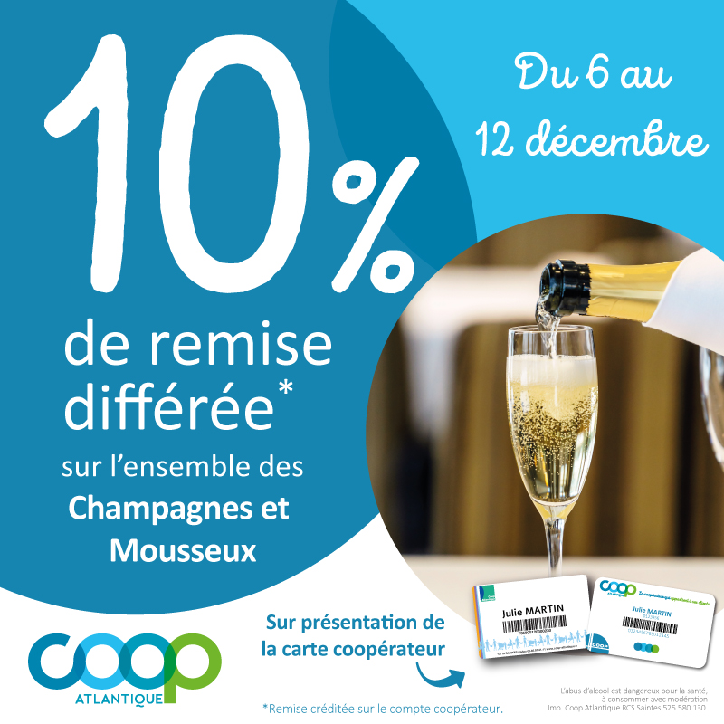 Offres coopérateurs décembre 2021 - champagne