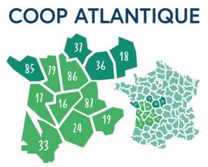 Carte magasins Coop Atlantique